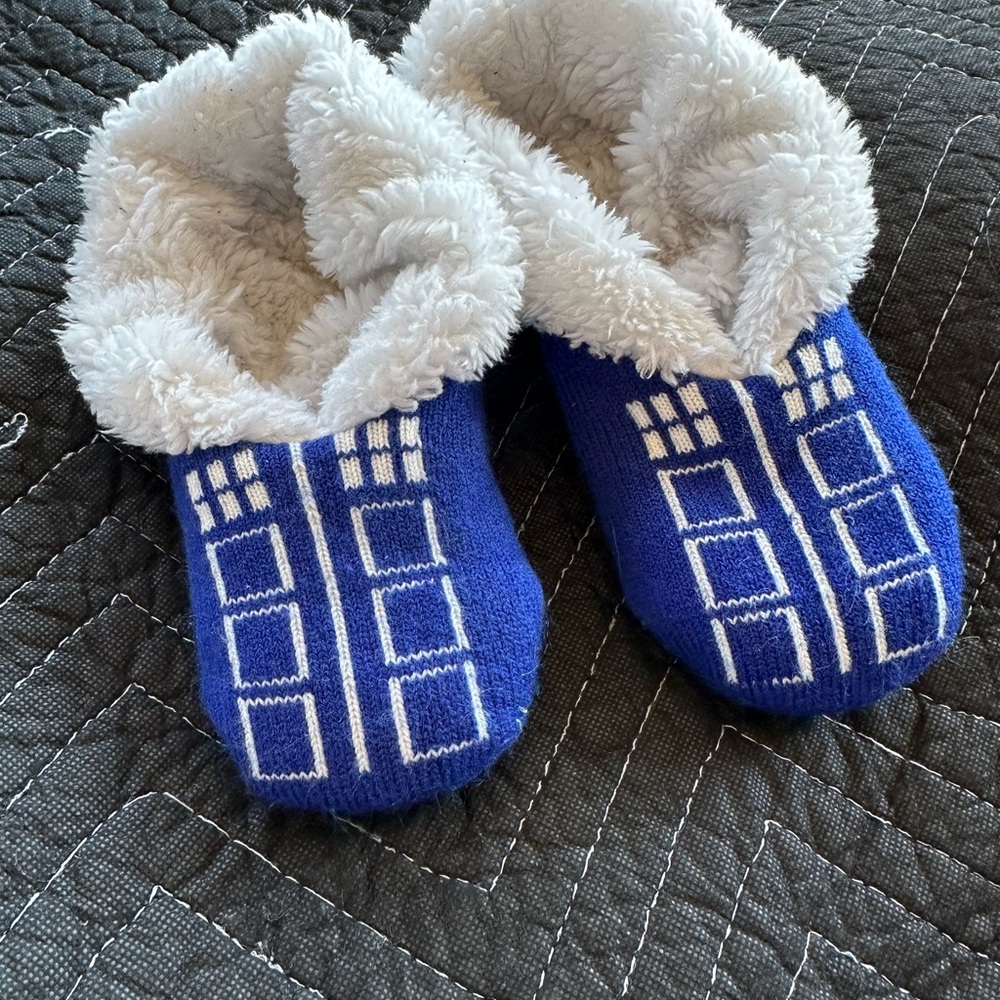 Dr. Who fluffy slippers